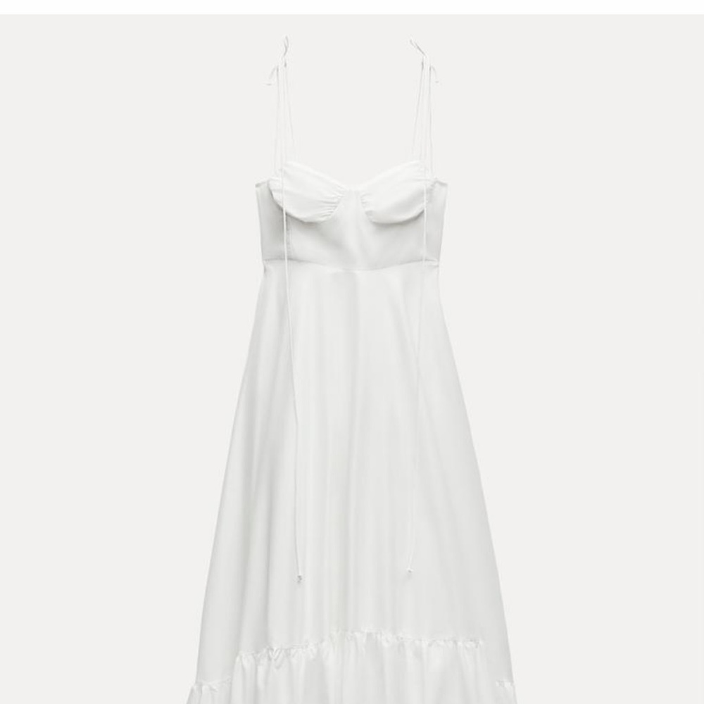 ZW COLLECTION RUFFLED POPLIN DRESS NWT